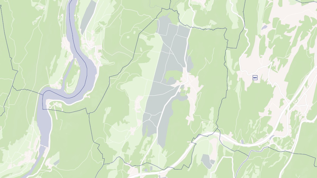 Aperçu cartographique de Challes-la-Montagne, centré sur la commune