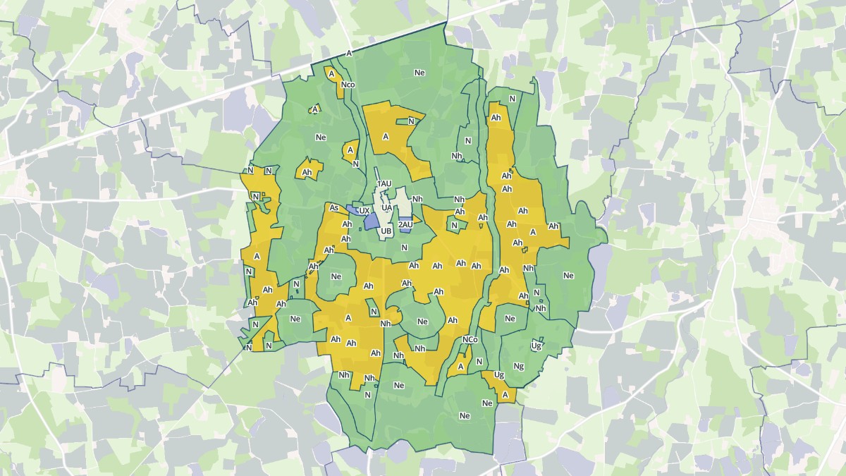 Aperçu cartographique de Condeissiat, centré sur la commune