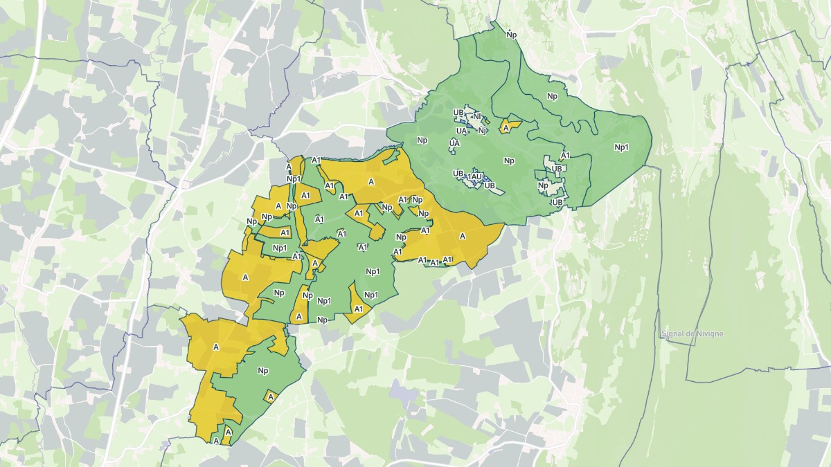 Aperçu cartographique de Courmangoux, centré sur la commune