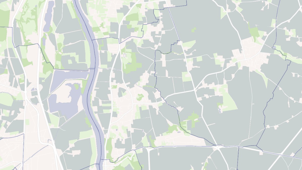 Aperçu cartographique de Fareins, centré sur la commune
