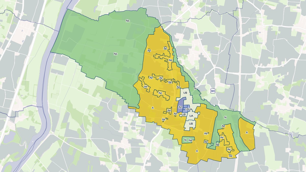 Aperçu cartographique de Garnerans, centré sur la commune