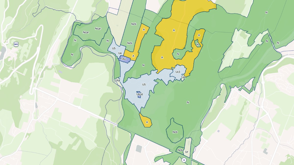 Aperçu cartographique de Béard-Géovreissiat, centré sur la commune