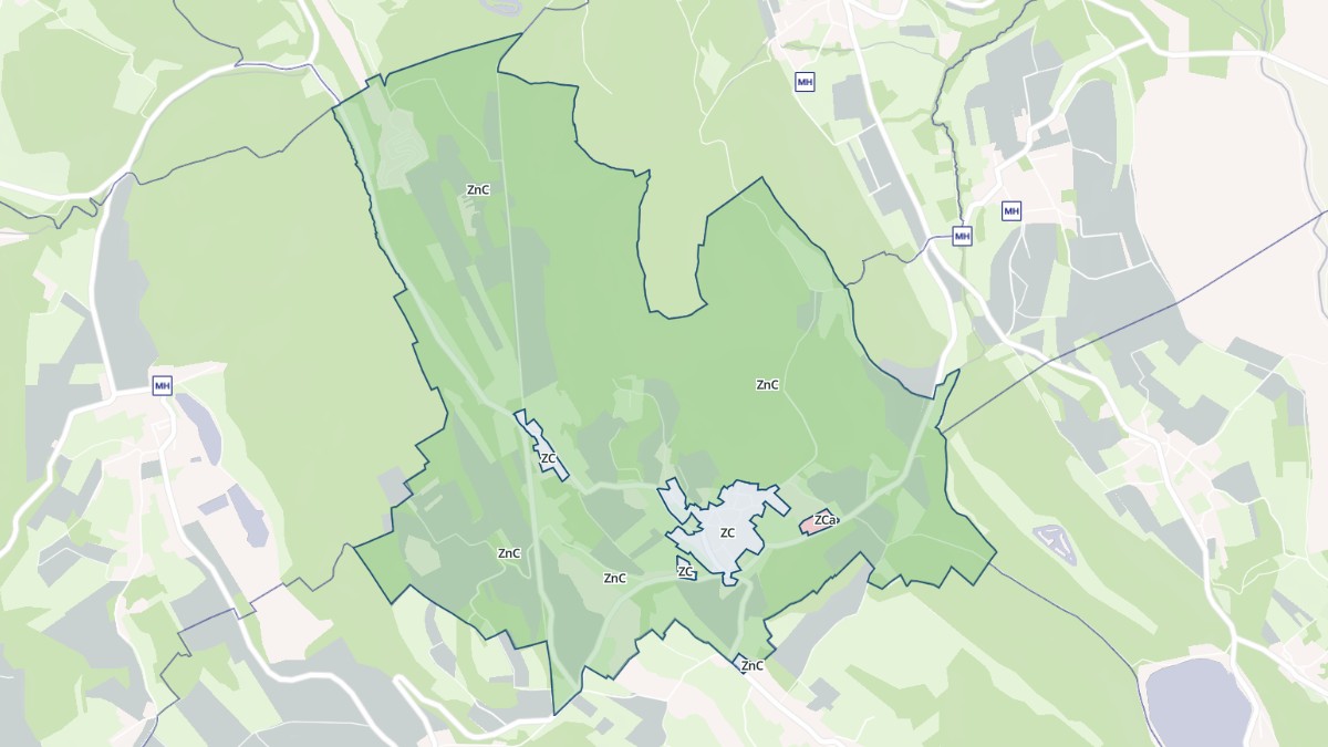 Aperçu cartographique de Marignieu, centré sur la commune