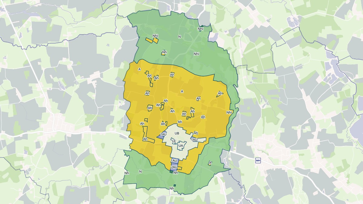 Aperçu cartographique de Montcet, centré sur la commune