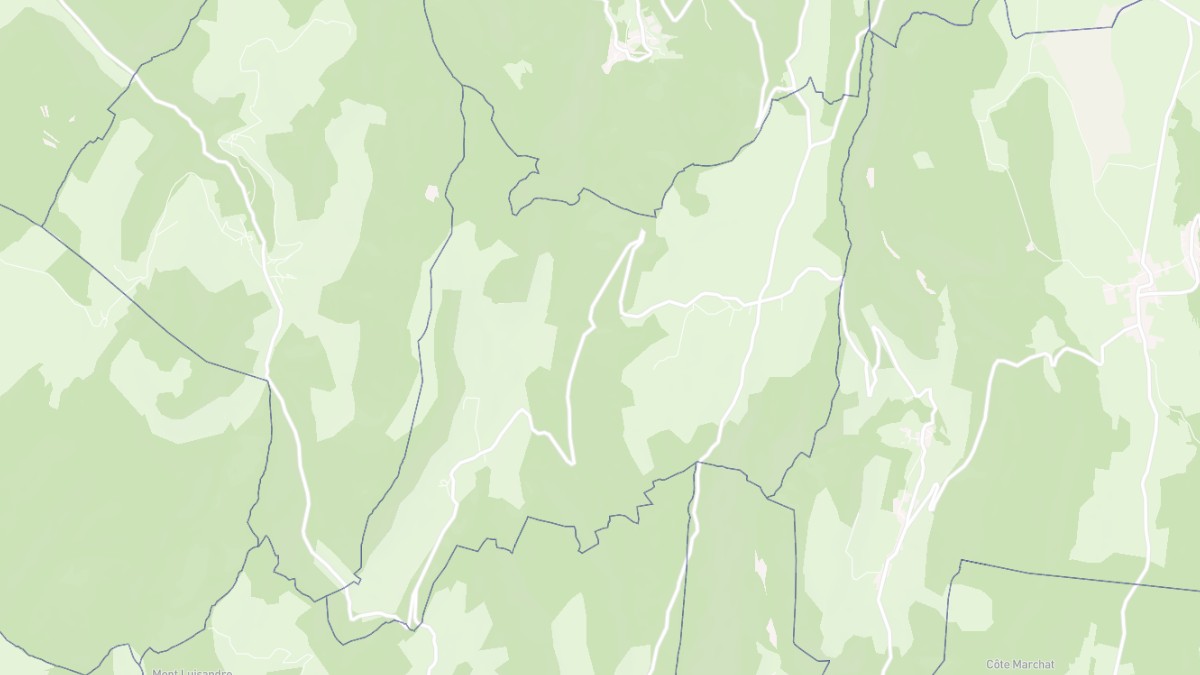 Aperçu cartographique de Nivollet-Montgriffon, centré sur la commune