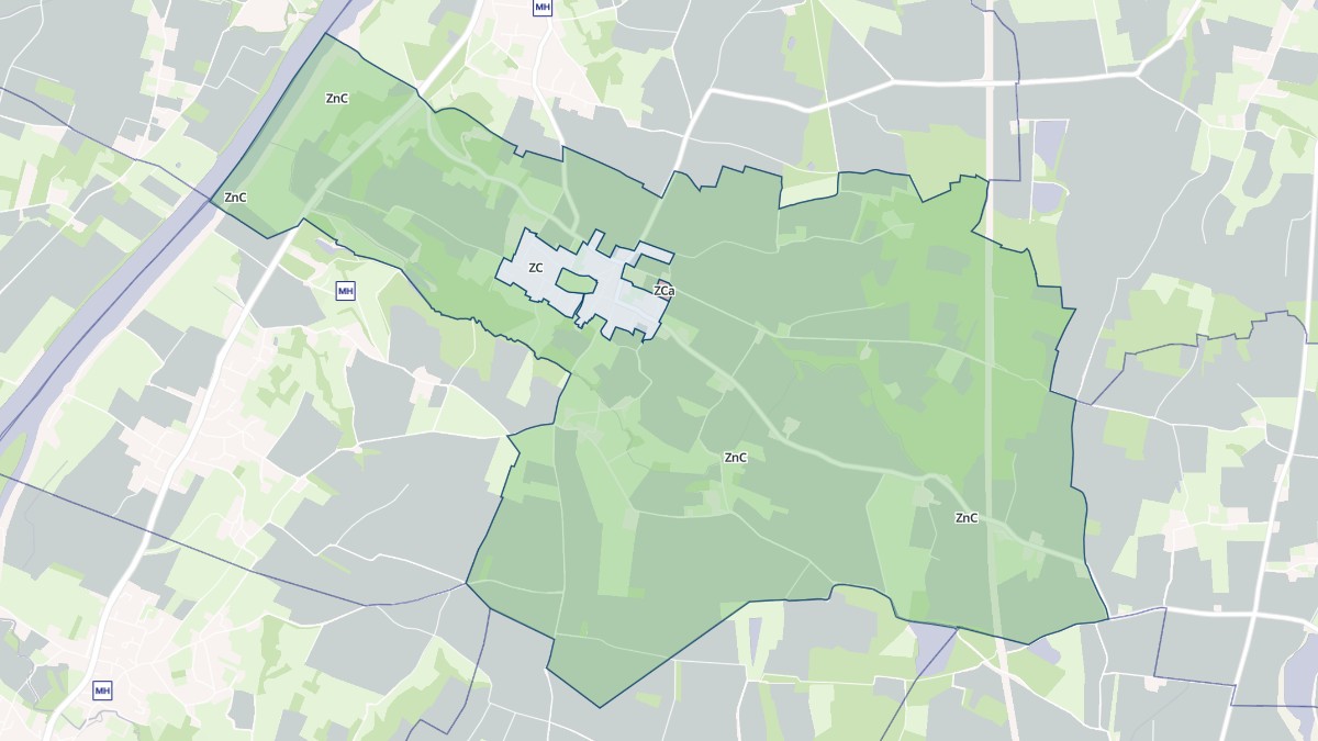 Aperçu cartographique de Peyzieux-sur-Saône, centré sur la commune