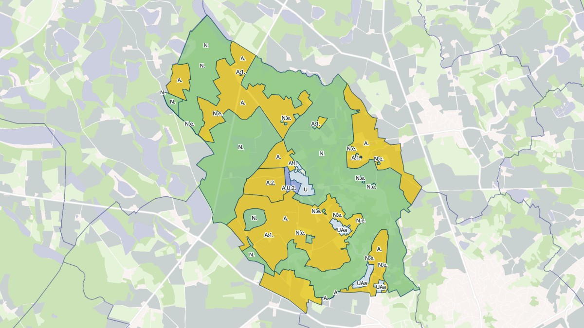 Aperçu cartographique de Saint-Éloi, centré sur la commune