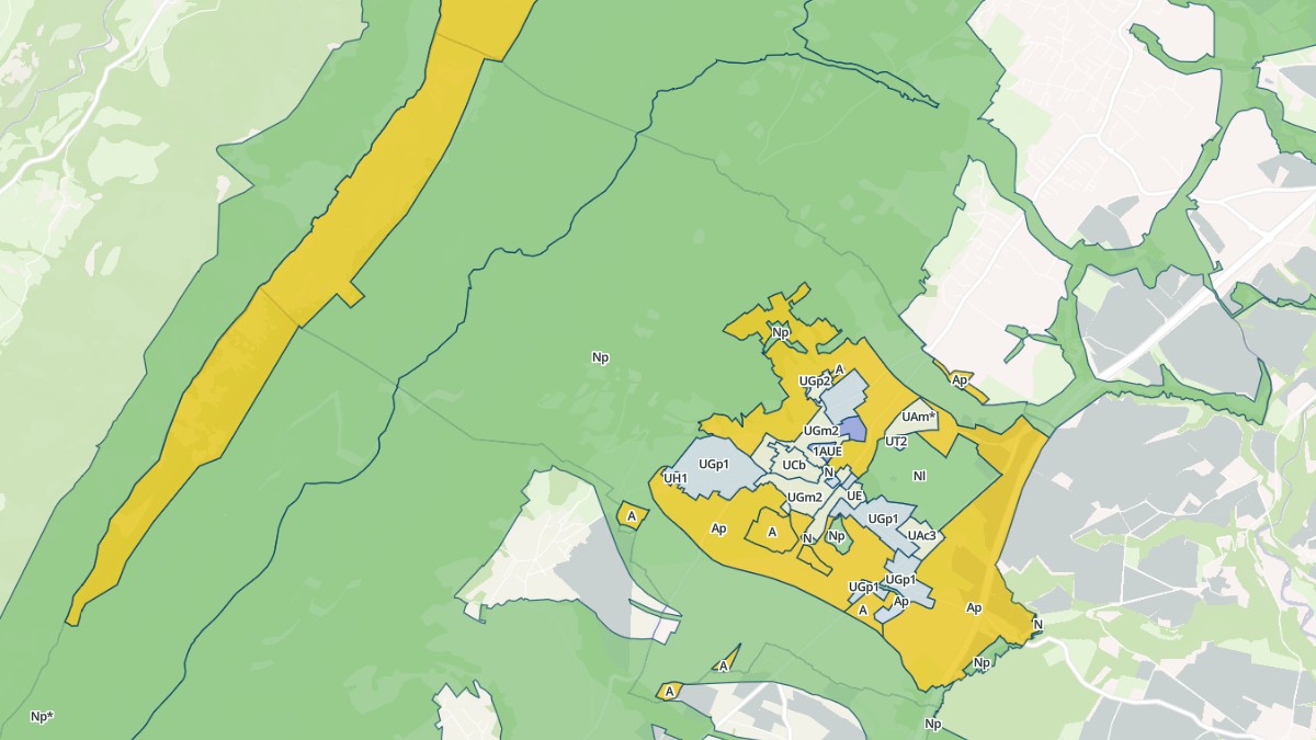 Aperçu cartographique de Saint-Jean-de-Gonville, centré sur la commune