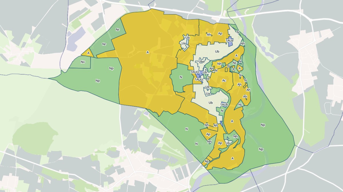 Aperçu cartographique de Saint-Jean-de-Niost, centré sur la commune