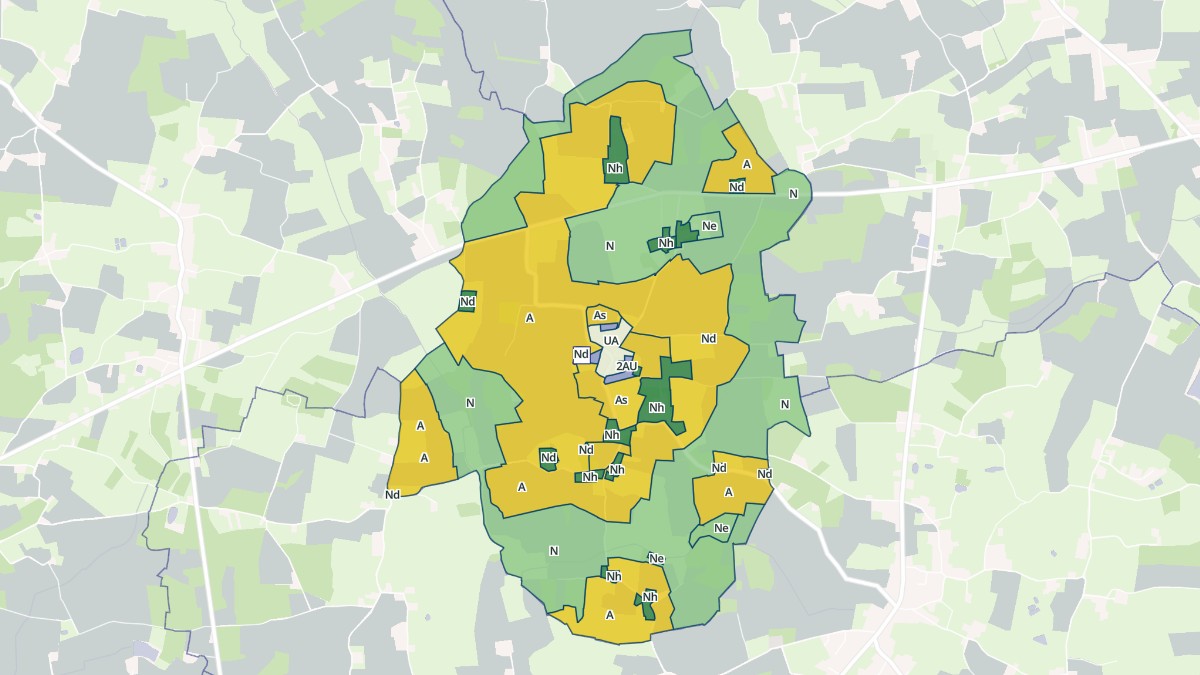 Aperçu cartographique de Saint-Sulpice, centré sur la commune