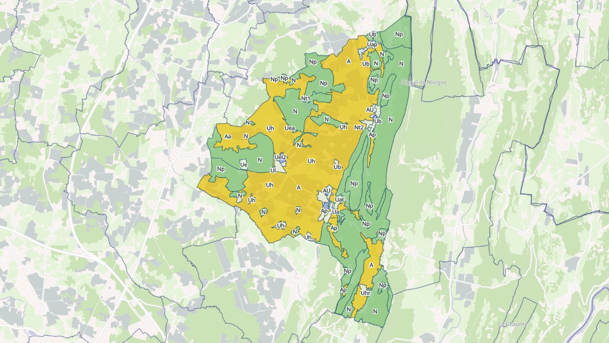Aperçu cartographique de Val-Revermont, centré sur la commune