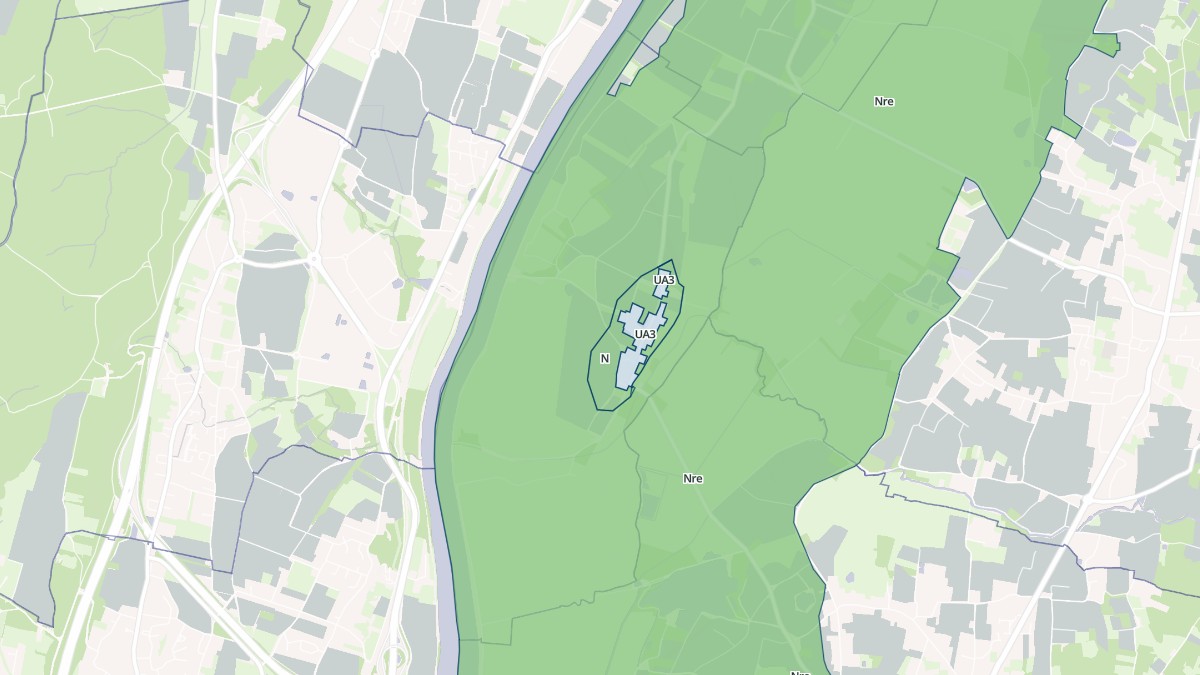 Aperçu cartographique de Vésines, centré sur la commune