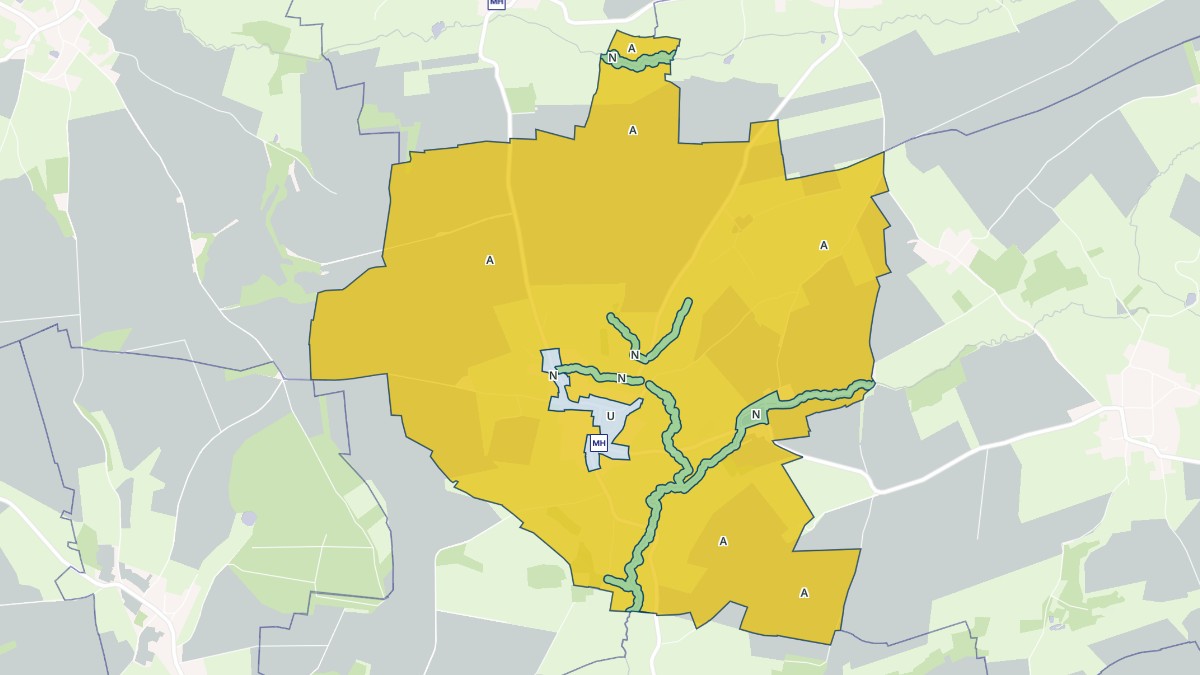 Aperçu cartographique de Archon, centré sur la commune