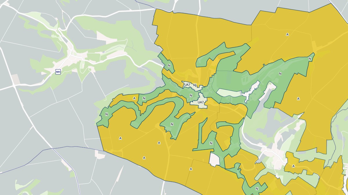 Aperçu cartographique de Audignicourt, centré sur la commune