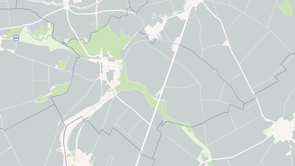 Aperçu cartographique de Barenton-sur-Serre, centré sur la commune