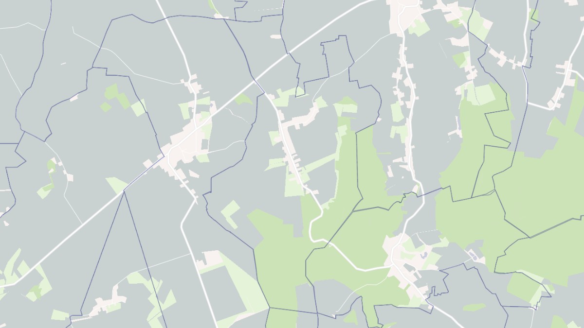 Aperçu cartographique de Beaumont-en-Beine, centré sur la commune