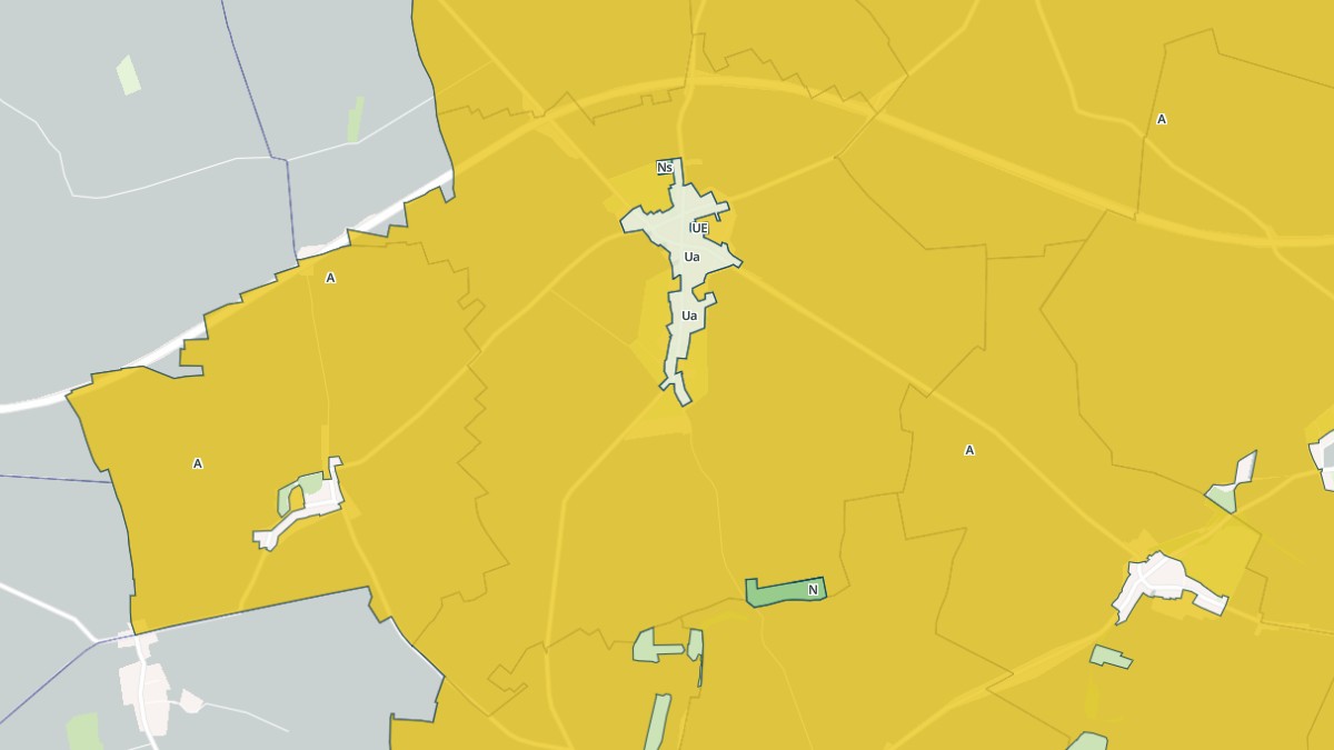 Aperçu cartographique de Beauvois-en-Vermandois, centré sur la commune