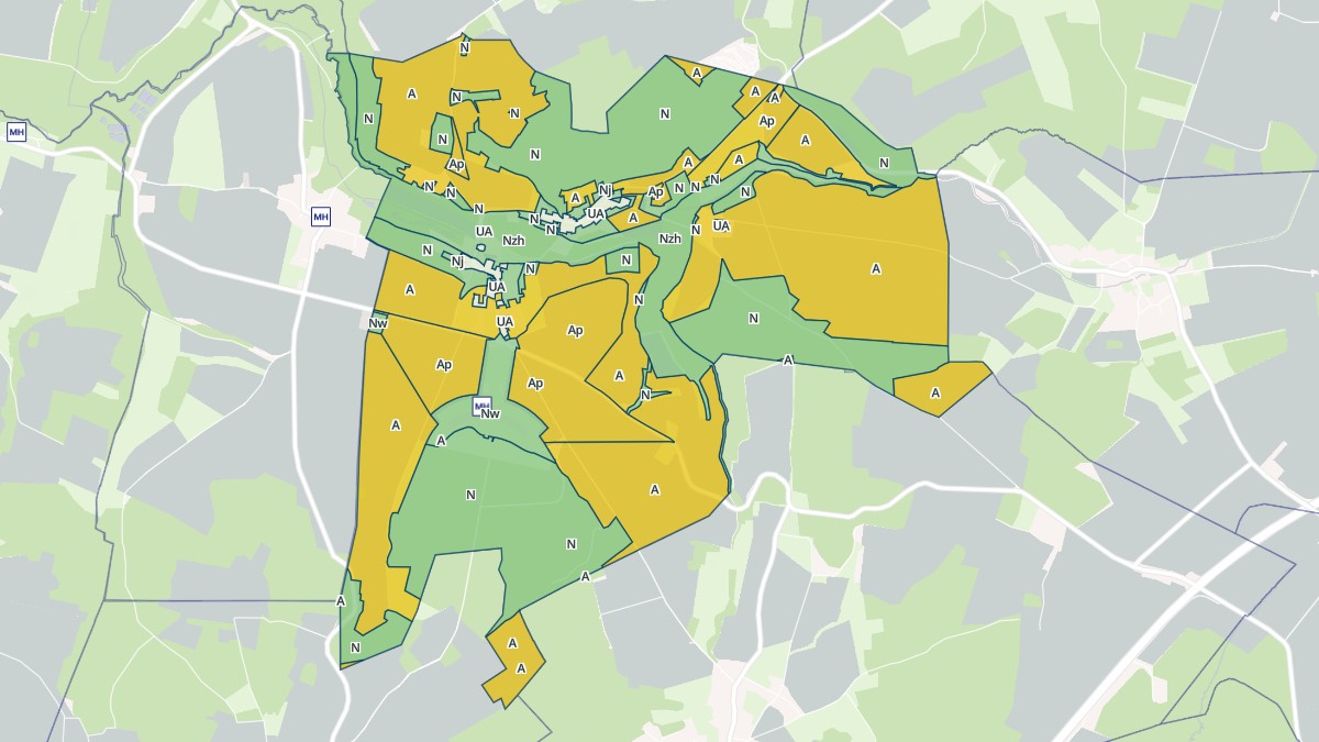 Aperçu cartographique de Belleau, centré sur la commune