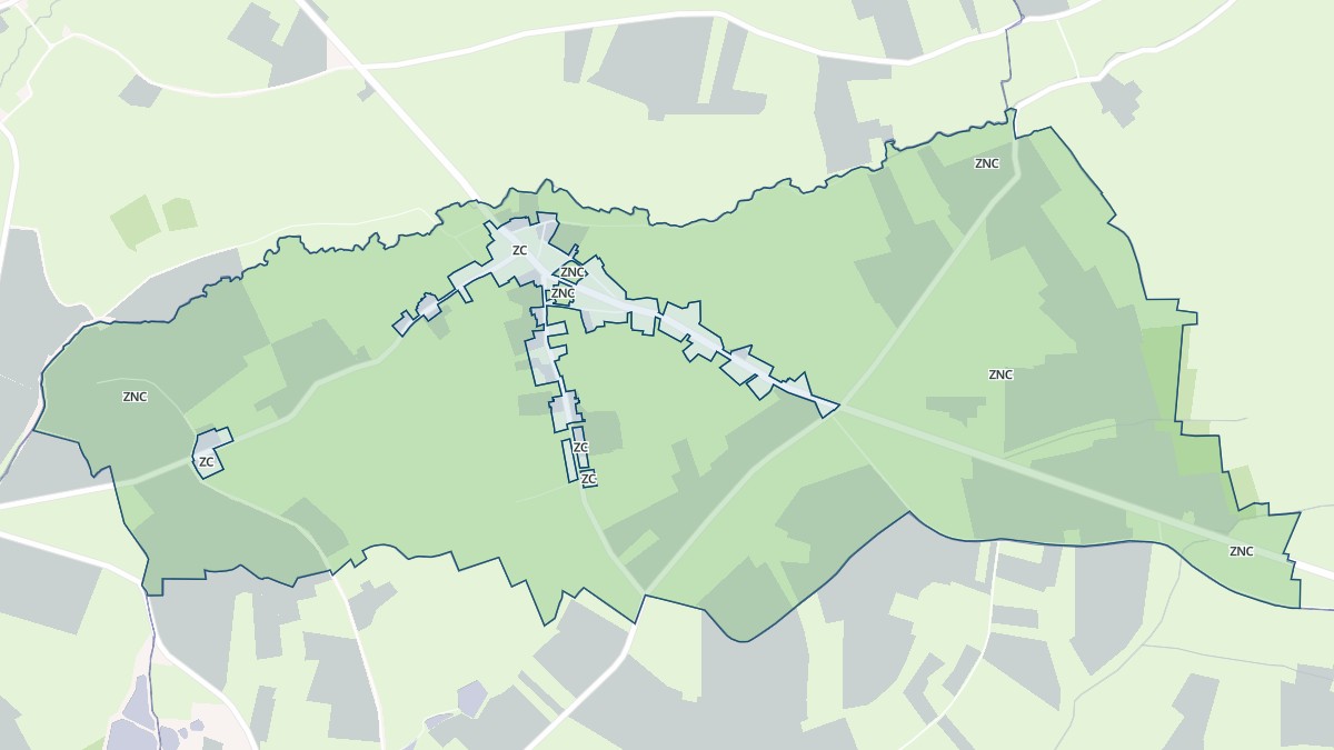 Aperçu cartographique de Bergues-sur-Sambre, centré sur la commune