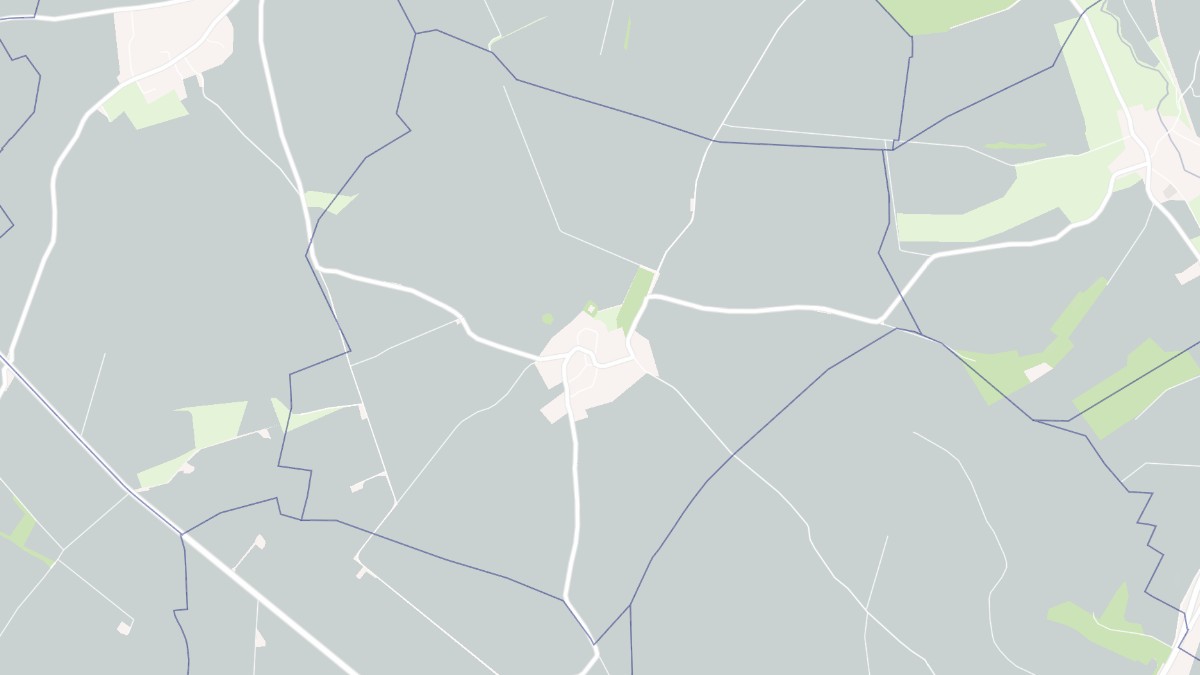 Aperçu cartographique de Berlancourt, centré sur la commune