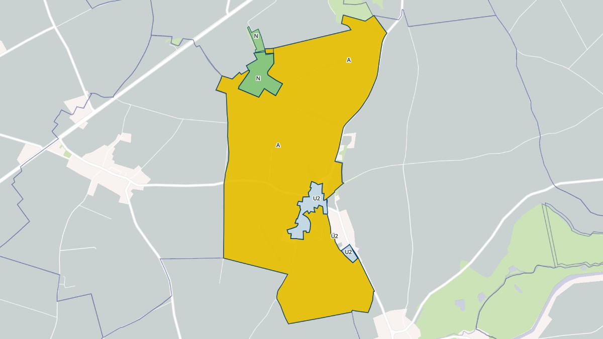 Aperçu cartographique de Bray-Saint-Christophe, centré sur la commune