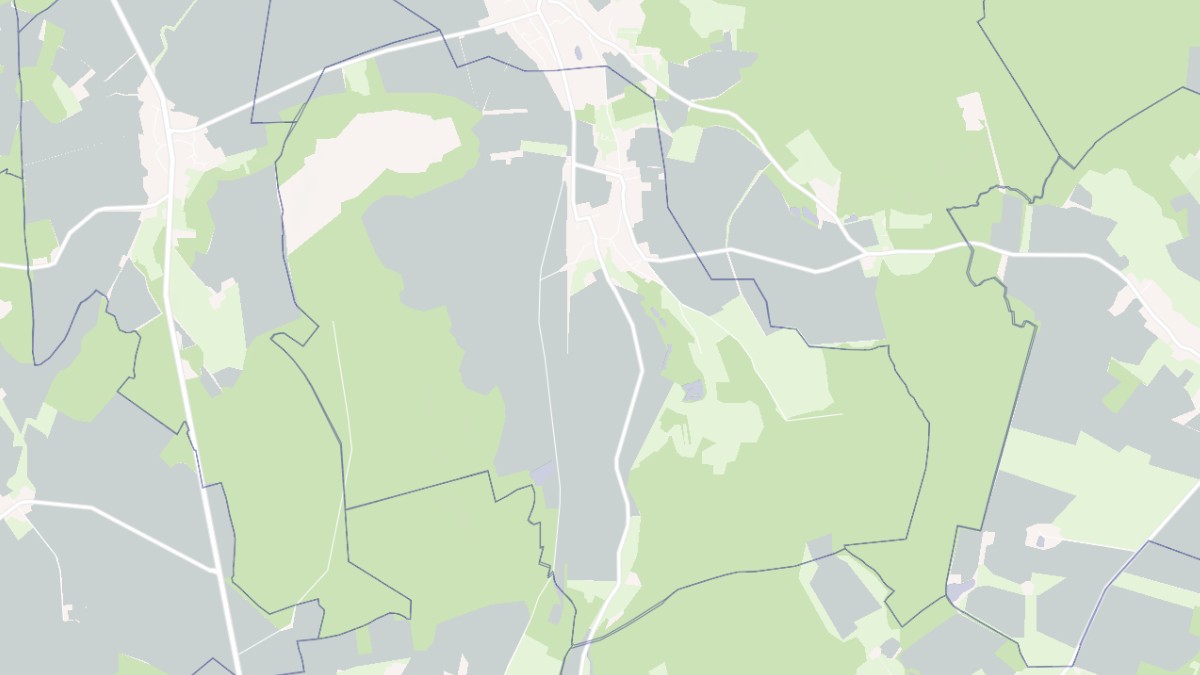 Aperçu cartographique de Brécy, centré sur la commune
