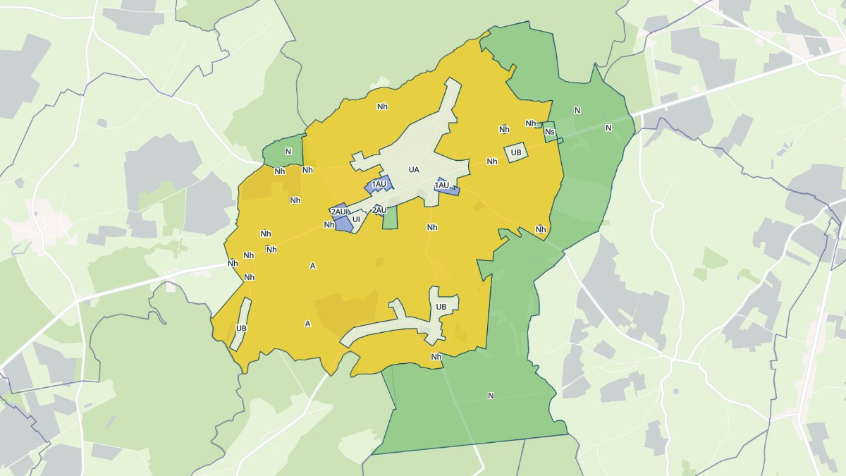 Aperçu cartographique de Buironfosse, centré sur la commune