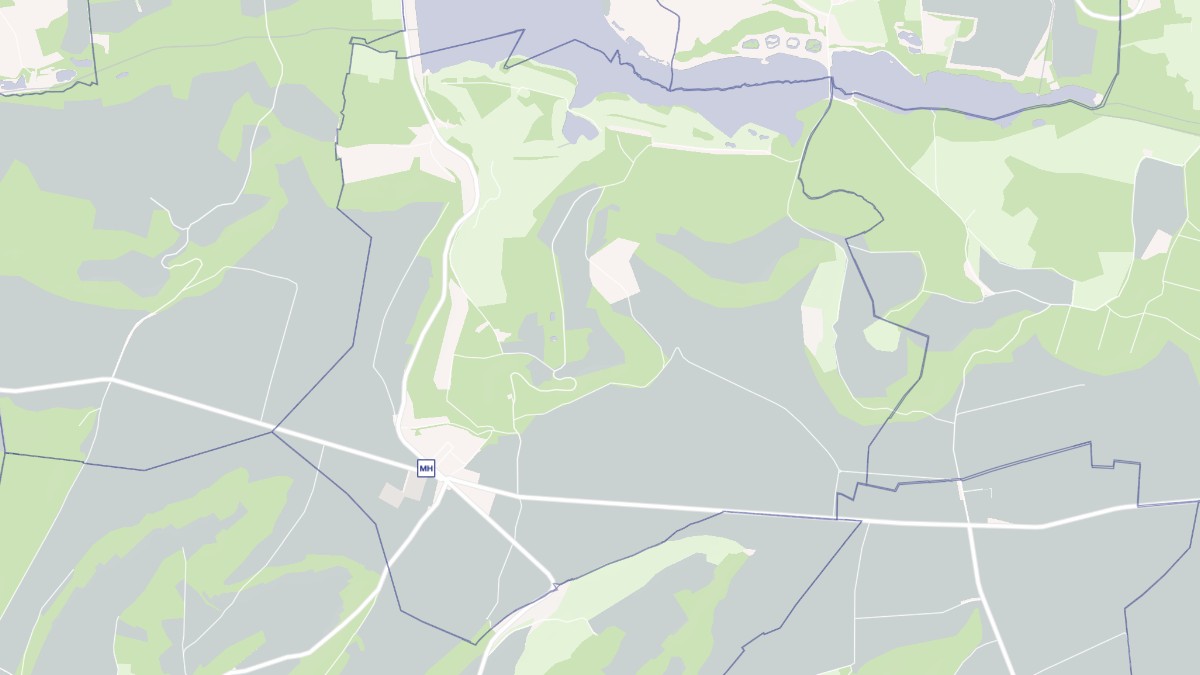 Aperçu cartographique de Cerny-en-Laonnois, centré sur la commune