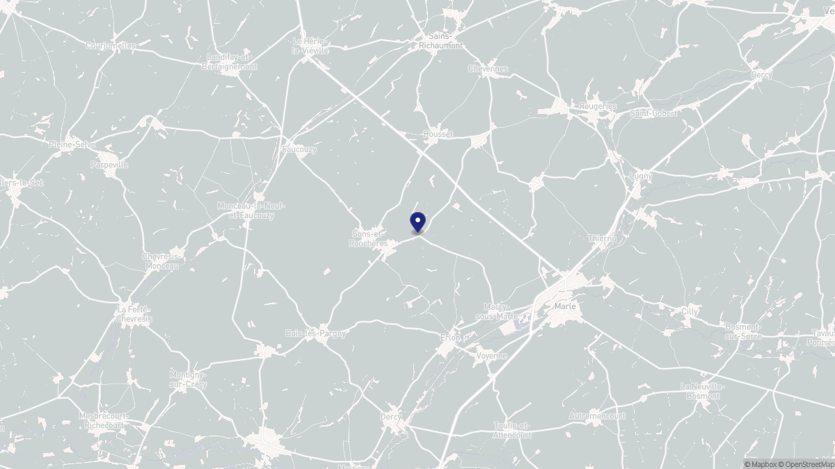 Aperçu cartographique de Châtillon-lès-Sons, centré sur la commune