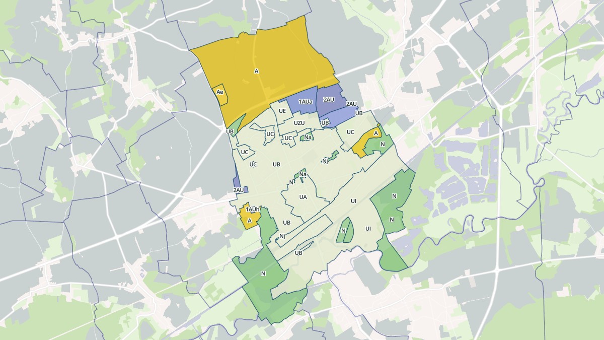 Aperçu cartographique de Chauny, centré sur la commune