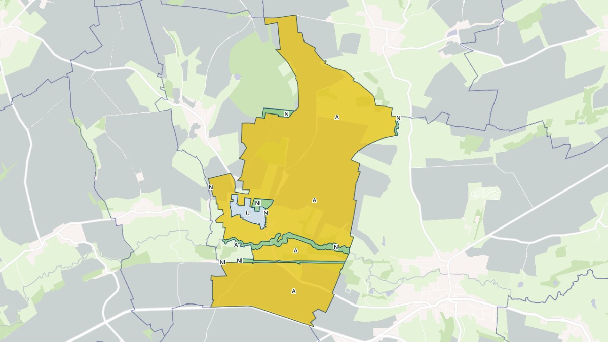 Aperçu cartographique de Chéry-lès-Rozoy, centré sur la commune
