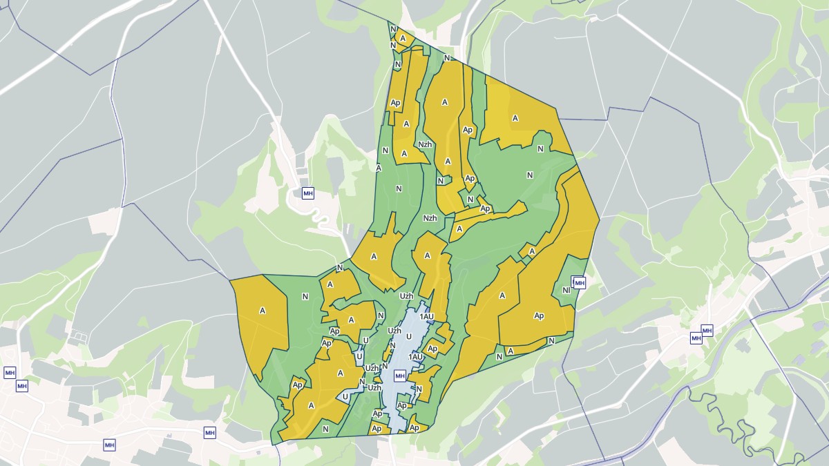 Aperçu cartographique de Chivres-Val, centré sur la commune