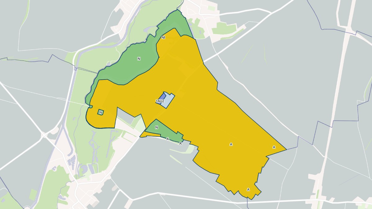 Aperçu cartographique de Contescourt, centré sur la commune