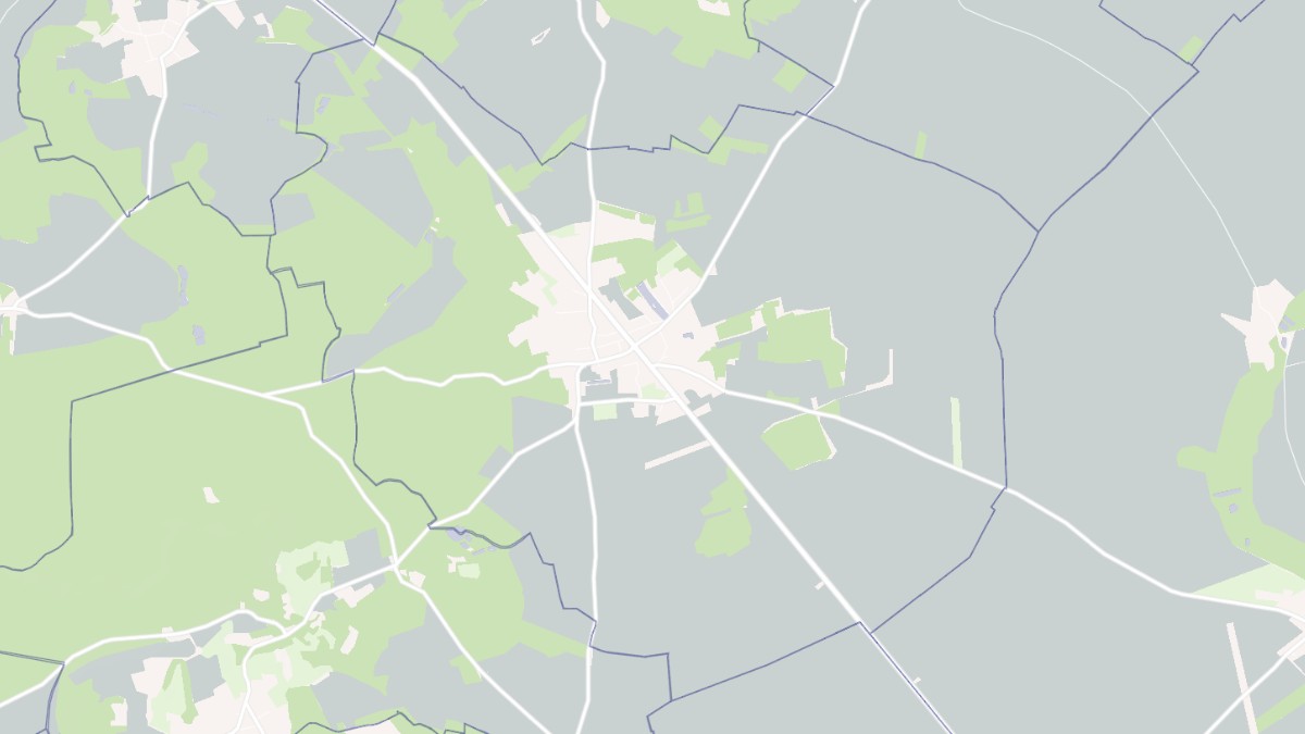 Aperçu cartographique de Corbeny, centré sur la commune