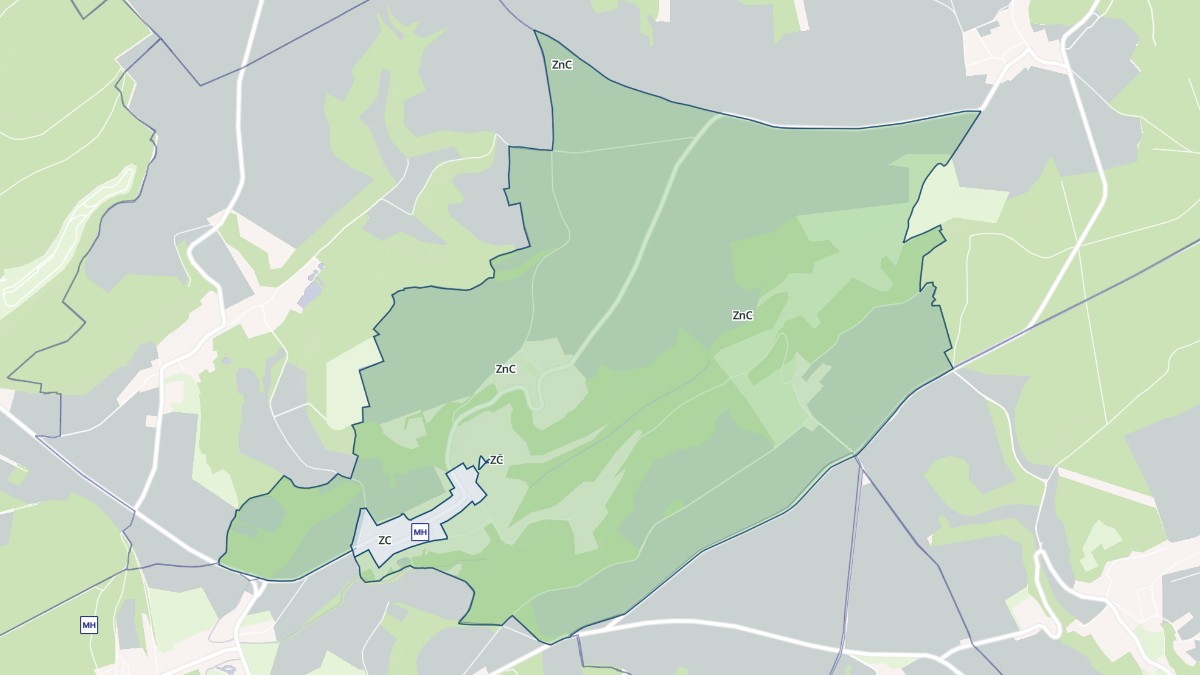Aperçu cartographique de Coucy-la-Ville, centré sur la commune