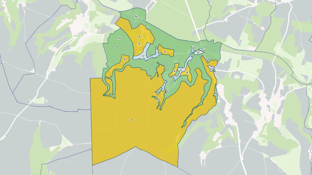 Aperçu cartographique de Crécy-au-Mont, centré sur la commune
