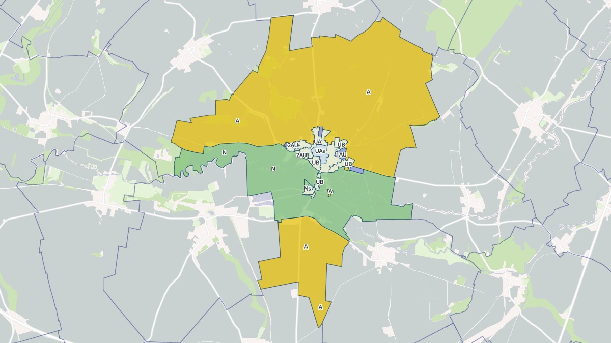Aperçu cartographique de Crécy-sur-Serre, centré sur la commune