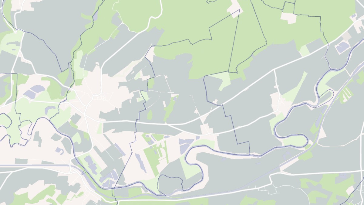 Aperçu cartographique de Cuiry-lès-Chaudardes, centré sur la commune