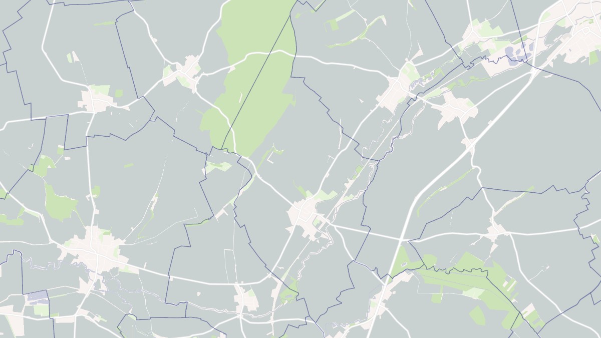 Aperçu cartographique de Dercy, centré sur la commune