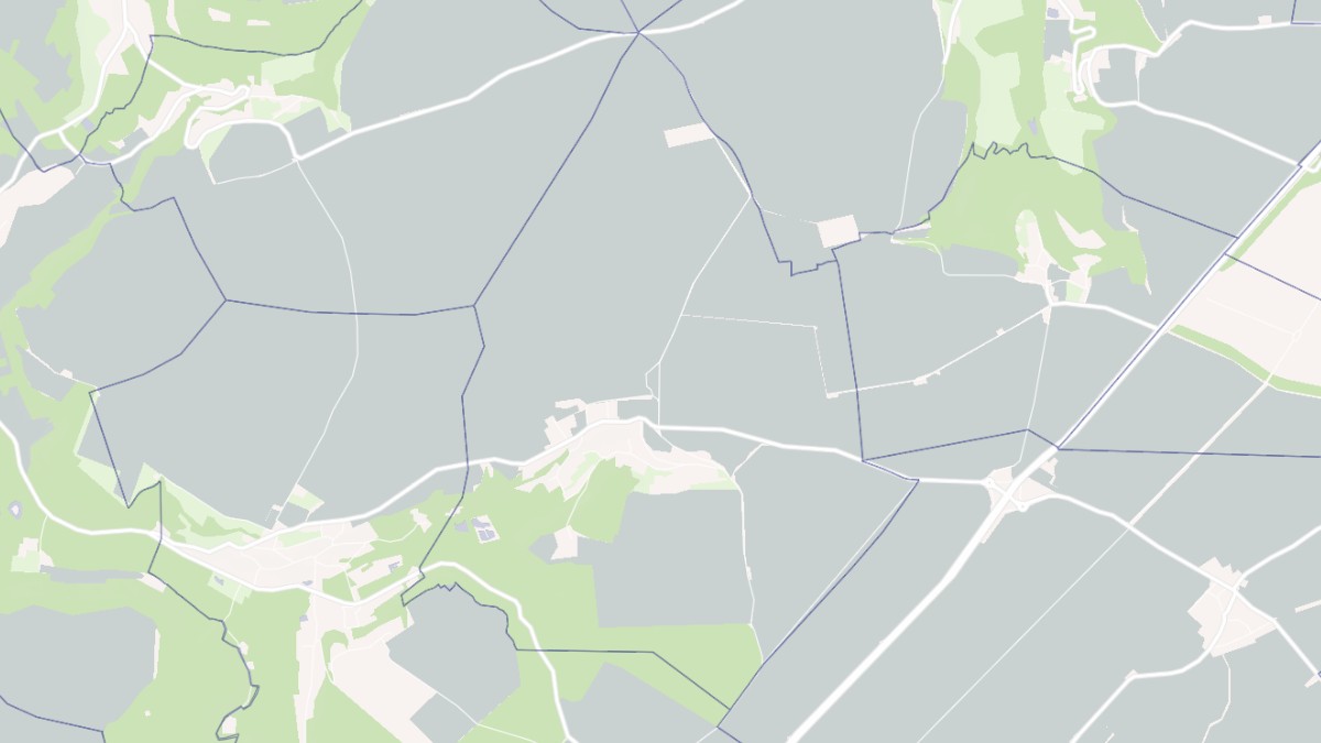 Aperçu cartographique de Dommiers, centré sur la commune