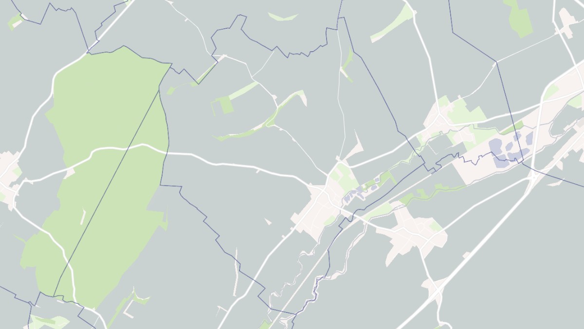 Aperçu cartographique de Erlon, centré sur la commune