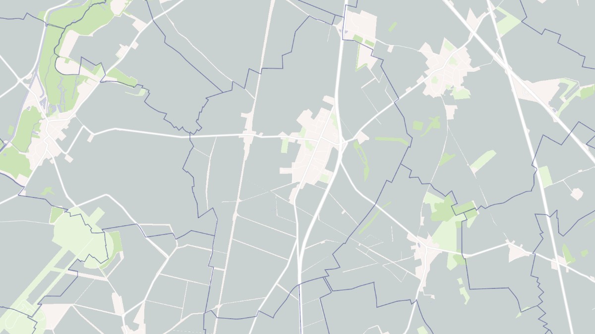 Aperçu cartographique de Essigny-le-Grand, centré sur la commune
