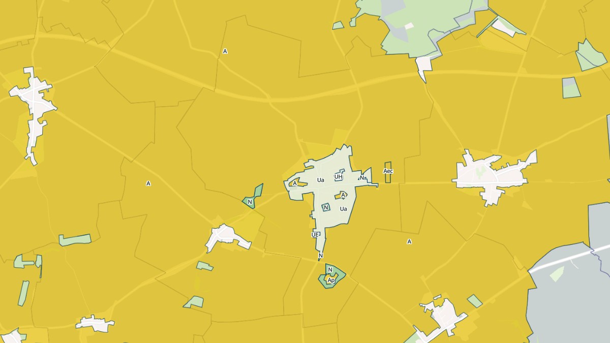 Aperçu cartographique de Étreillers, centré sur la commune