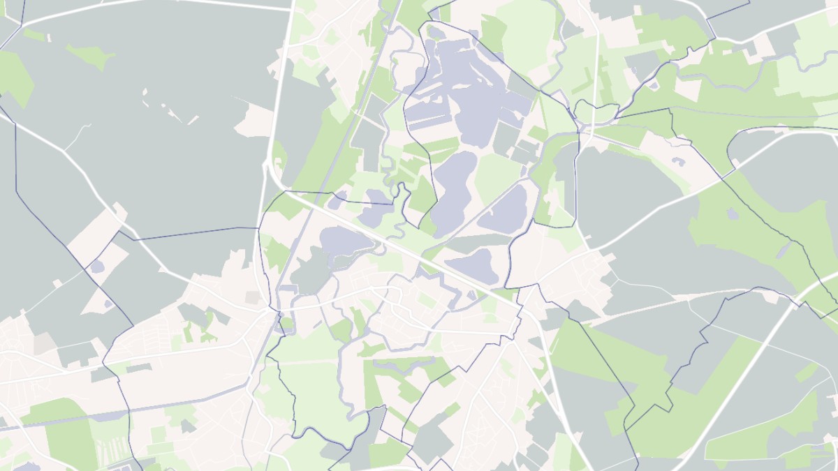Aperçu cartographique de La Fère, centré sur la commune