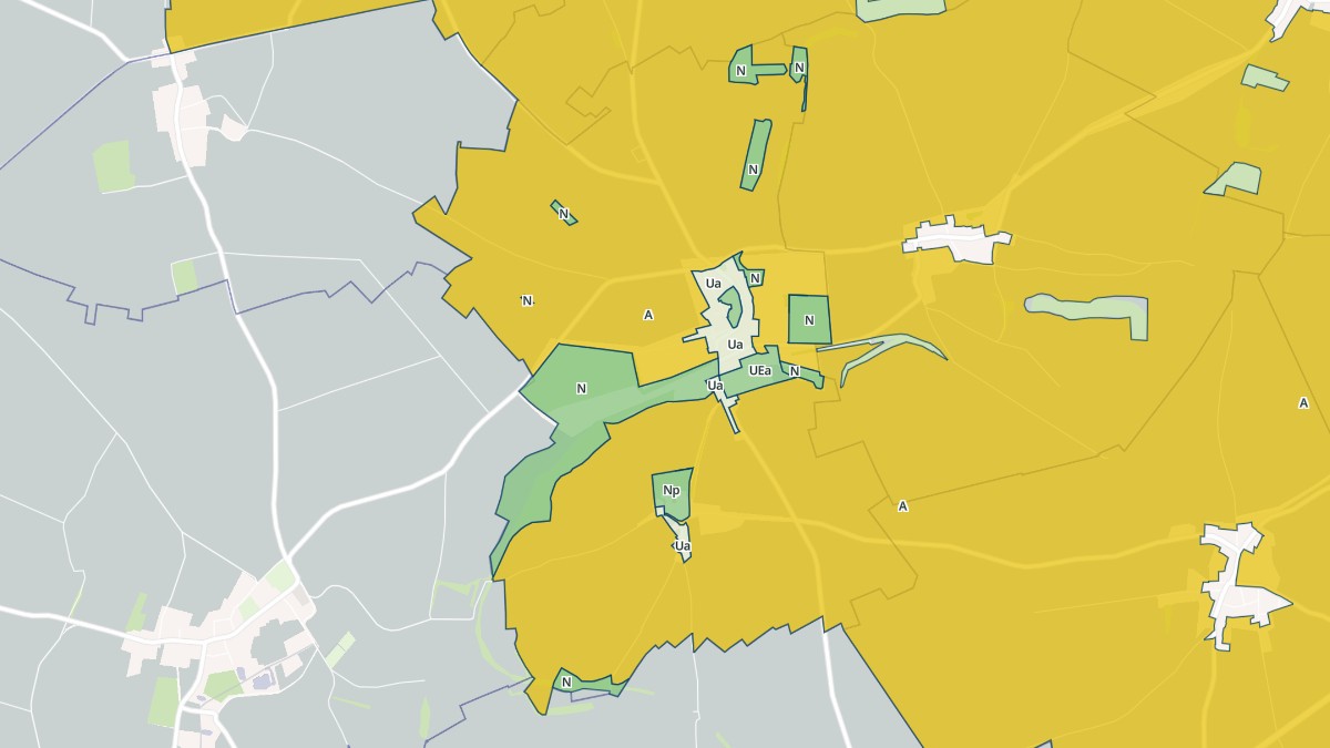 Aperçu cartographique de Foreste, centré sur la commune