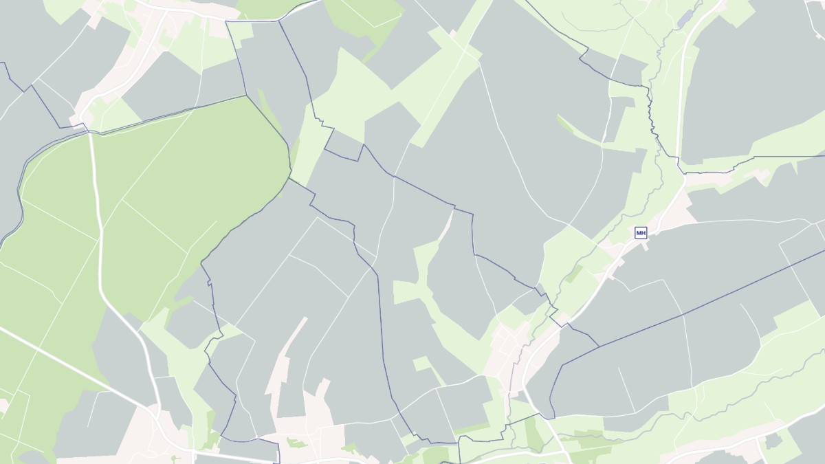 Aperçu cartographique de Franqueville, centré sur la commune