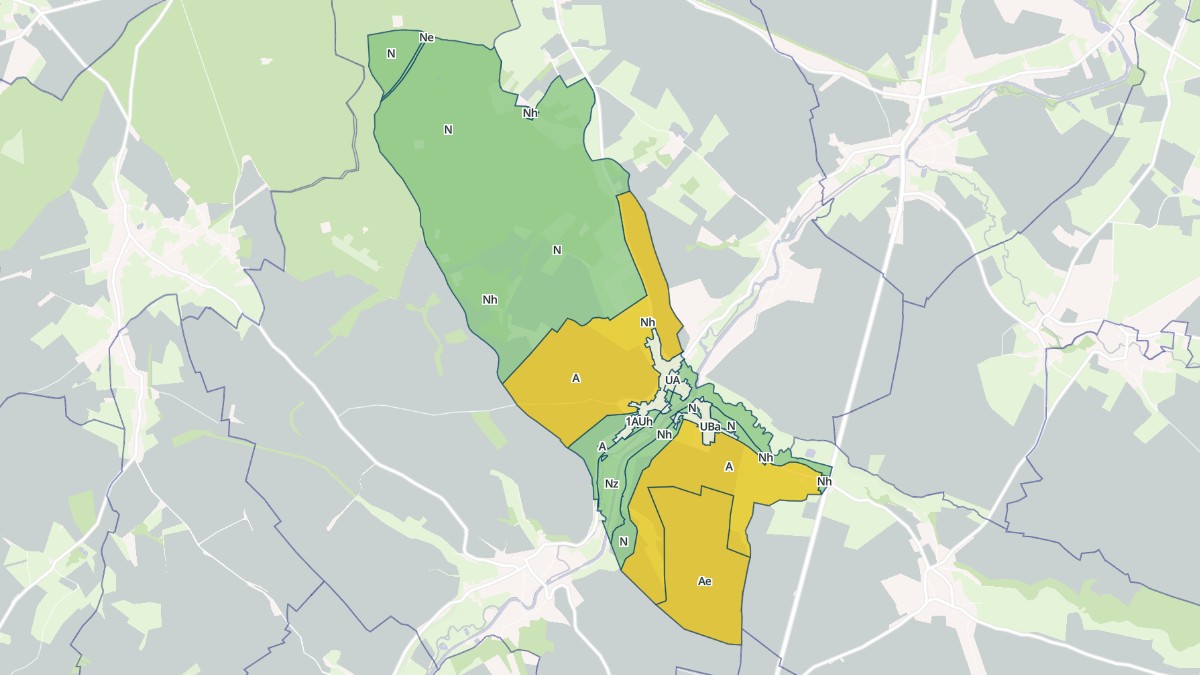 Aperçu cartographique de Hannapes, centré sur la commune