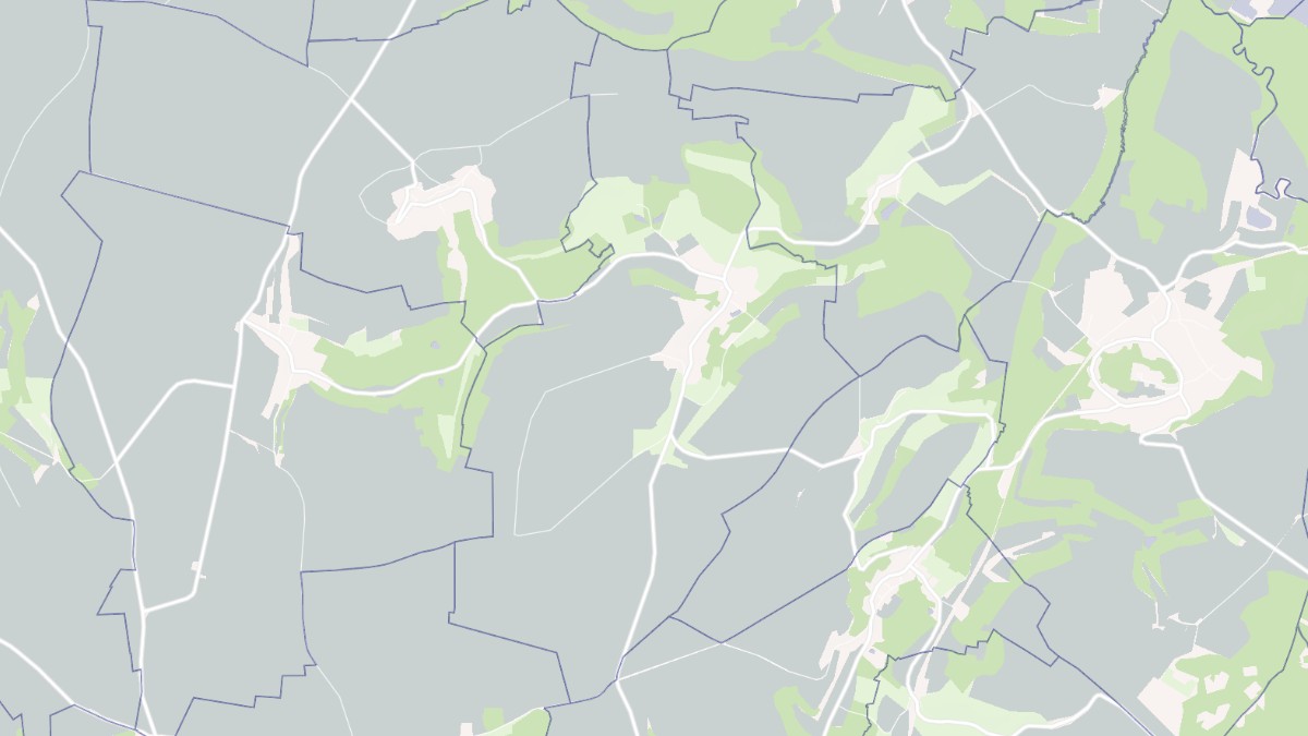 Aperçu cartographique de Jouaignes, centré sur la commune