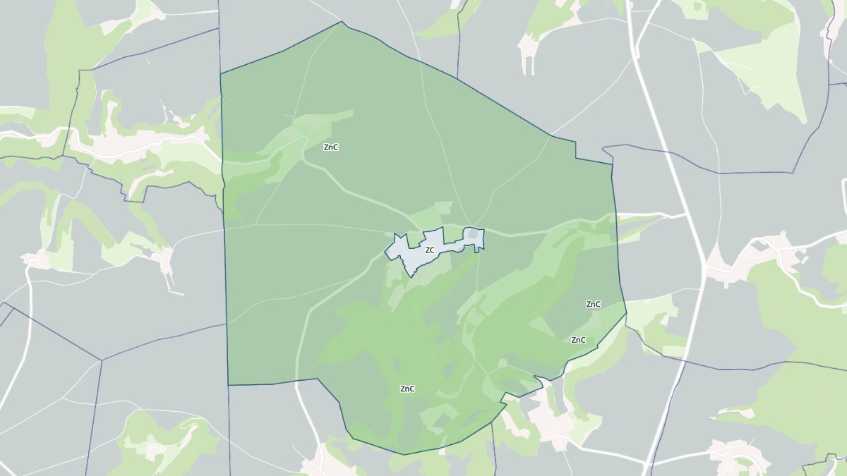 Aperçu cartographique de Juvigny, centré sur la commune