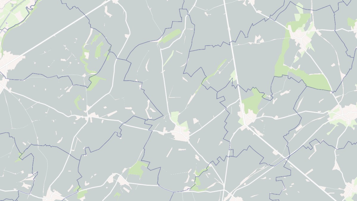 Aperçu cartographique de Landifay-et-Bertaignemont, centré sur la commune